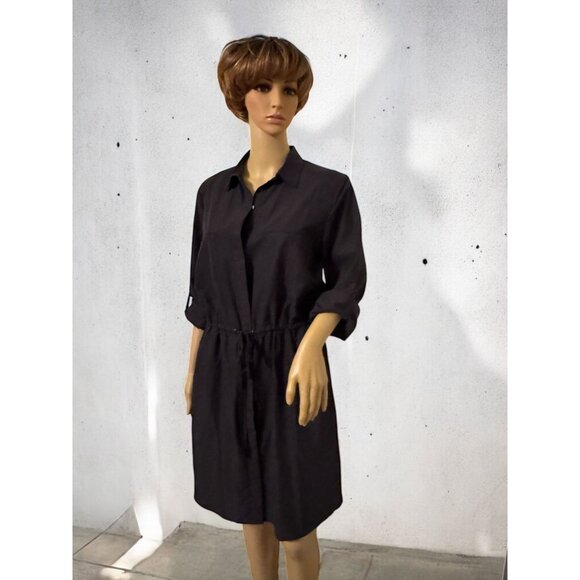 Loft Lounge Button Front Shirt Dress - Picture 4 of 14